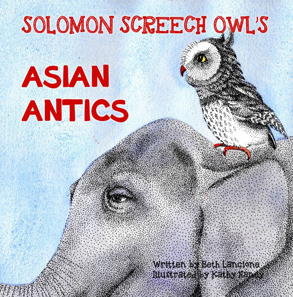 Lancione and Haney’s “Solomon Screech Owl’s Asian Antics” is the Speckled Egg Press bestseller for August
