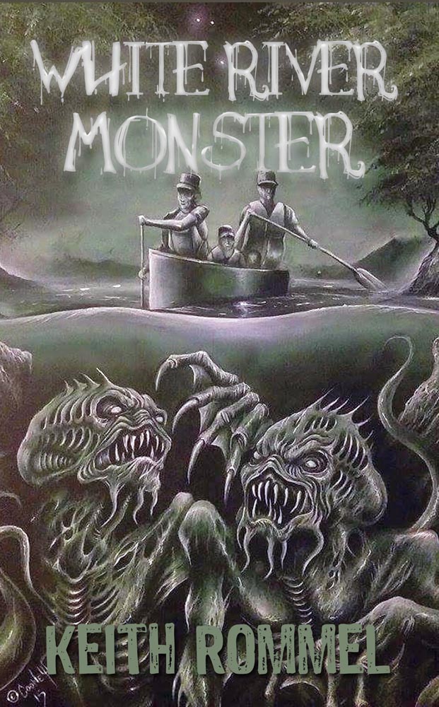 Keith Rommel takes the top spot at Hellbender Books / Verboten Books for March with “White River Monster”