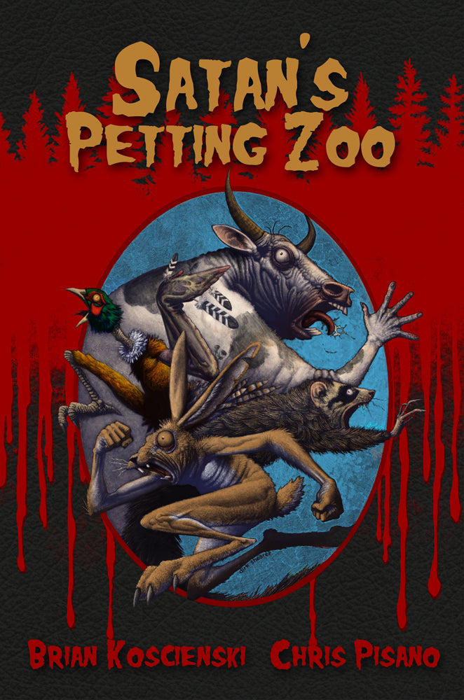 Koscienski & Pisano take the top spot at Hellbender Books / Verboten Books for March with “Satan's Petting Zoo”
