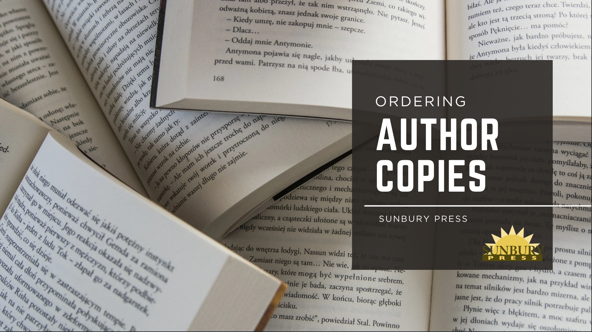 How To: Ordering Author Copies