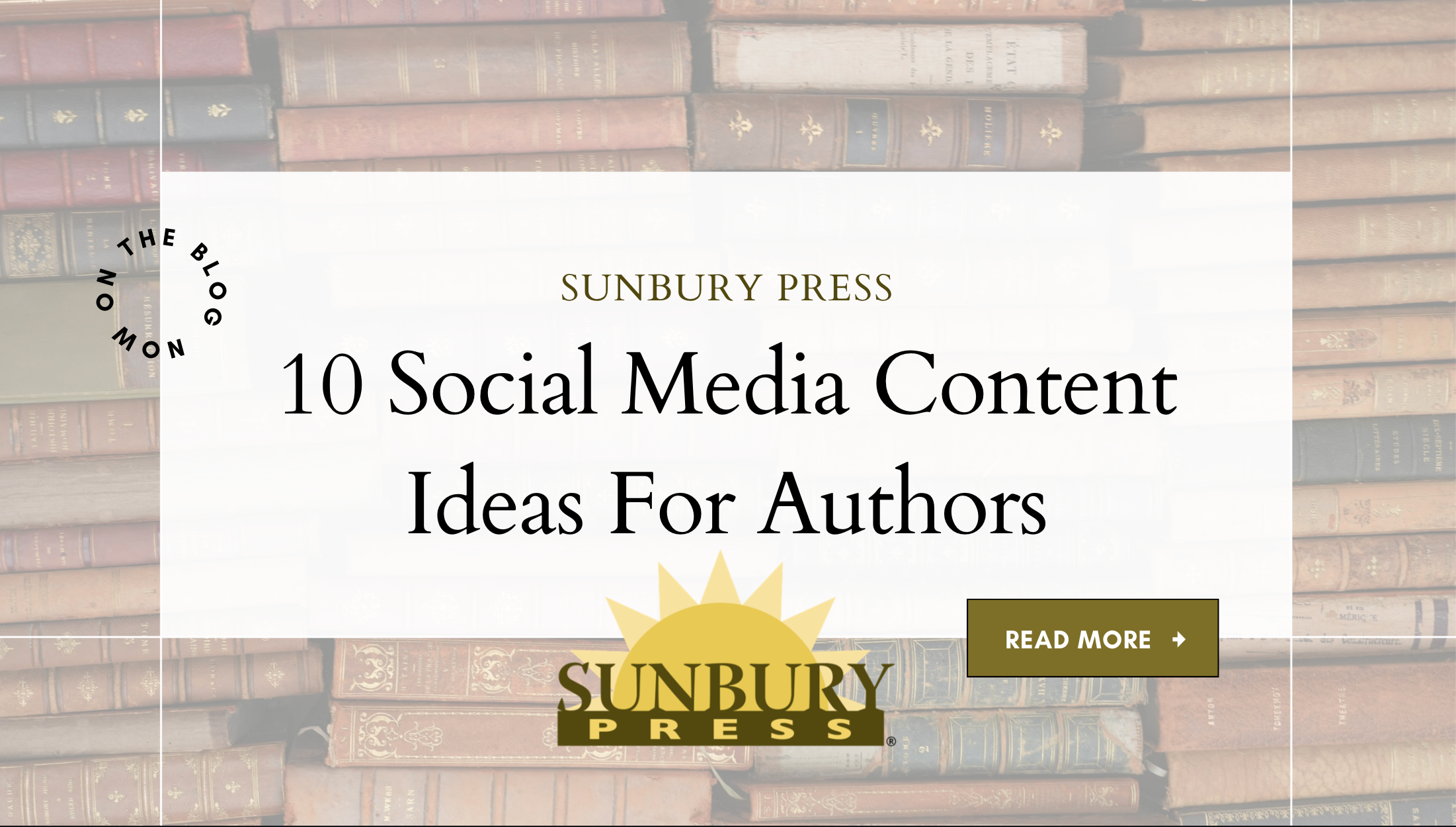 10 Social Media Content Ideas for Authors