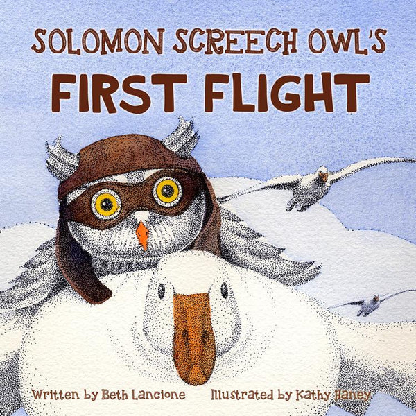 Solomon Screech Owl's First Flight